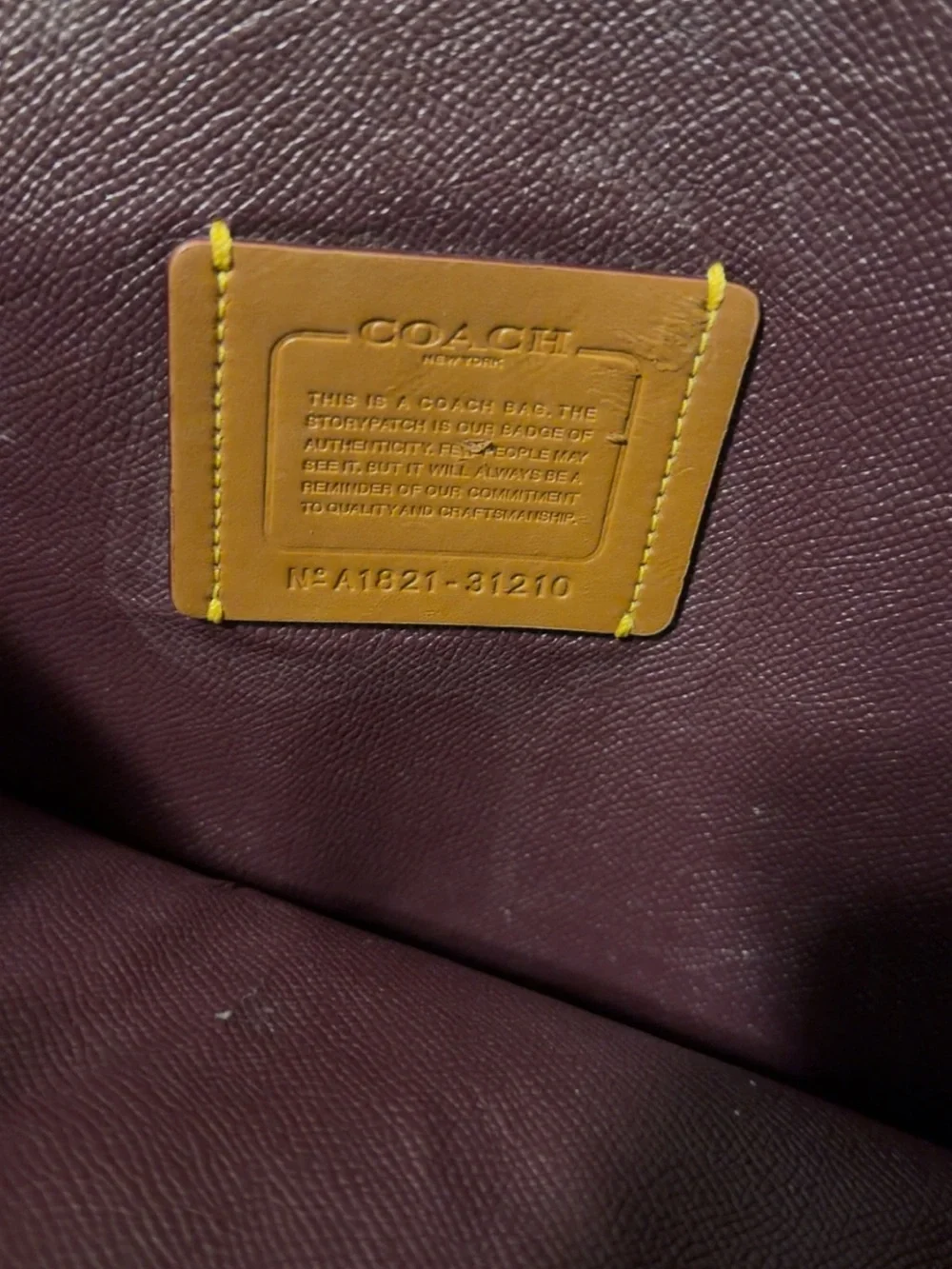 Coach authentic tote